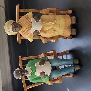 Vintage Grandma/grandpa porcelain Lincolnshire collection